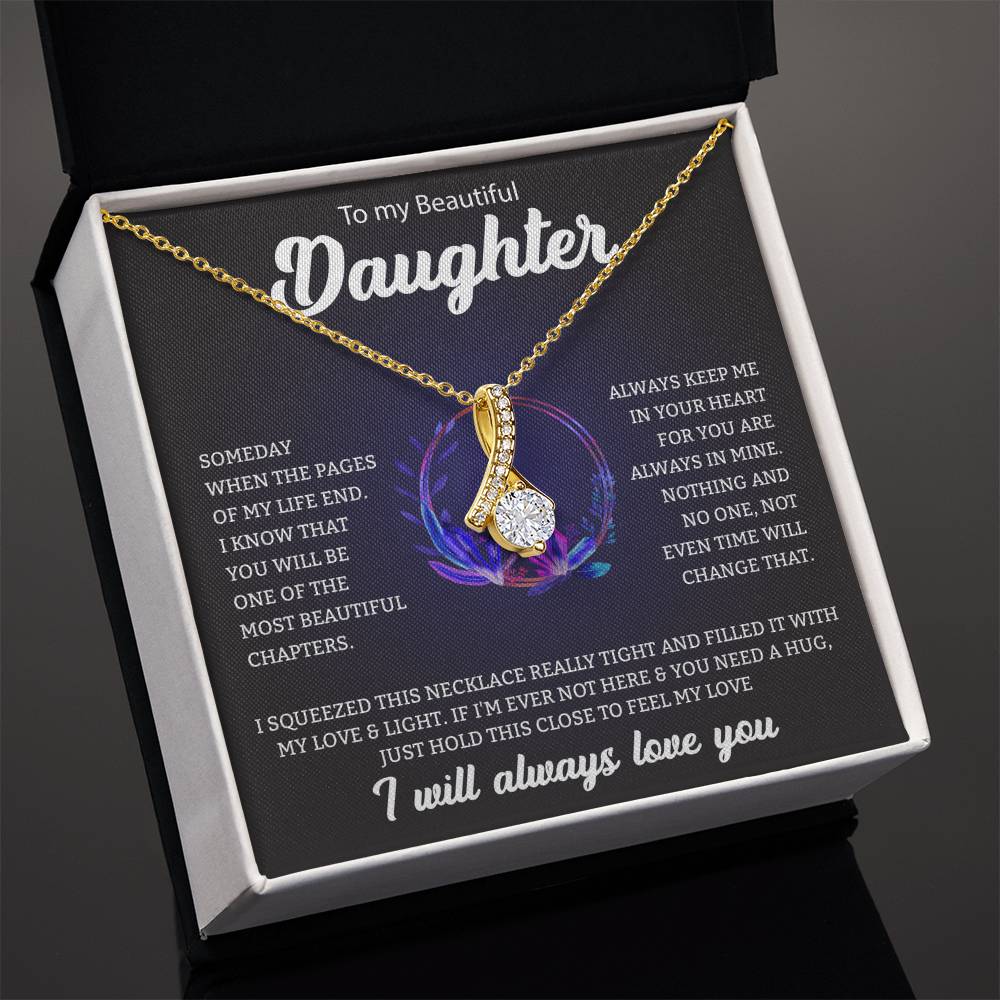 To My Beautiful Daughter | Alluring Beauty necklace