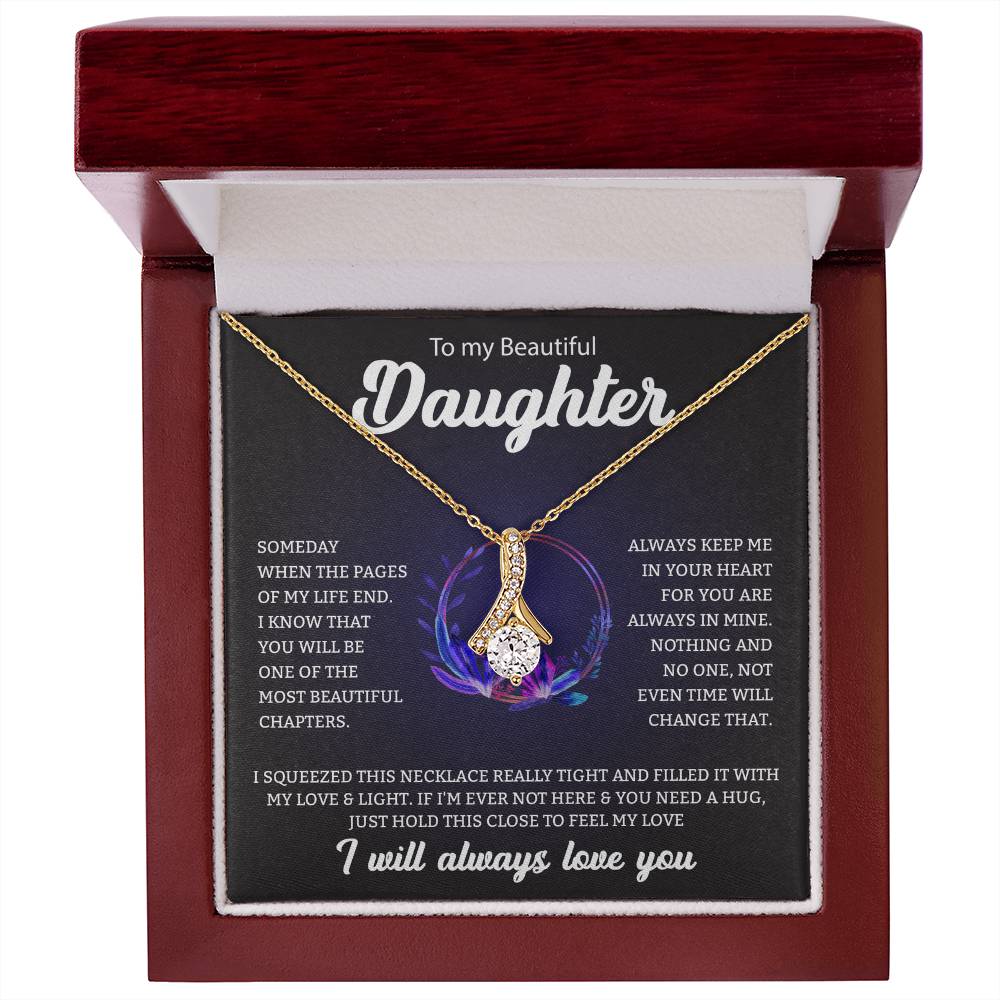 To My Beautiful Daughter | Alluring Beauty necklace