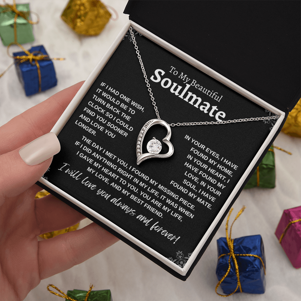 To My Beautiful Soulmate | Forever Love Necklace