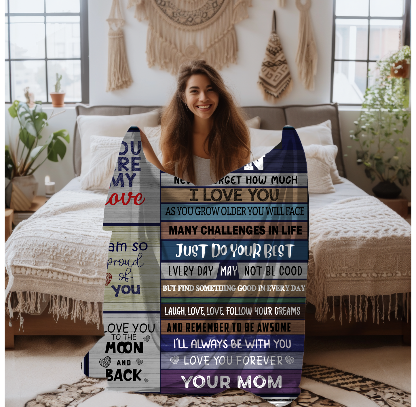 To My Son | Fleece Blanket