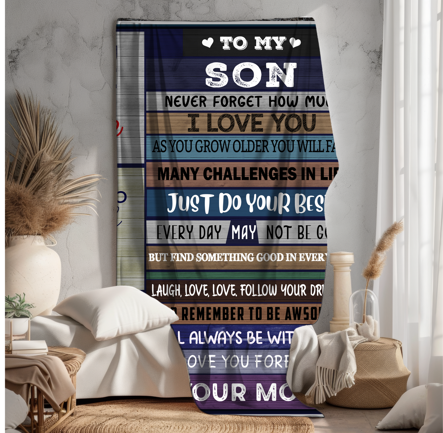 To My Son | Fleece Blanket